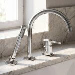 REA - 3otvorová Vanová Baterie Lungo Chrome REA-B2262
