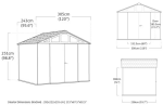 Keter STRONGHOLD 10x8 domek - šedý