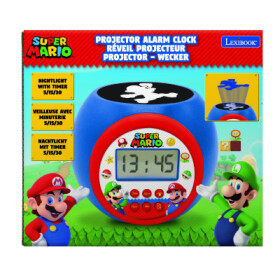 Lexibook budík Super Mario se stropním projektorem