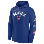 Nike Pánská mikina Atlanta Braves MLB Rewind Lefty Hoodie Velikost: M