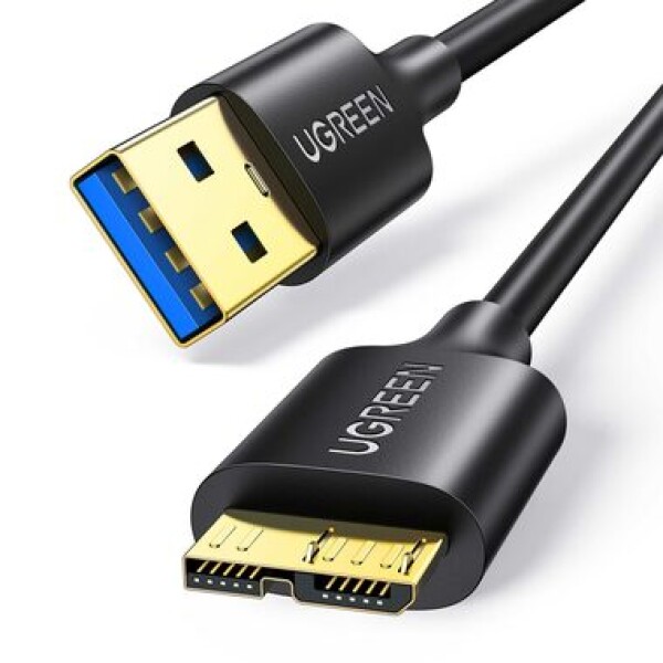 UGREEN Kabel USB-A 3.0 (M) - Micro USB 3.0 (M) 0.5m černá (6957303818402)