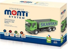 Stavebnice Monti System MS Skanska Scania 114 1:48