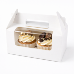 Cake star krabička na 2ks cupcakes s vložkou 16,5 x 9,2 x 8,7 cm