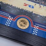 Obraz Philadelphia 76ers NBA 3-Time Champions Bronze Coin