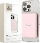 Tech-Protect PB10 Lifemag růžová / Powerbanka / MagSafe / 5000 mAh (5906302309528)