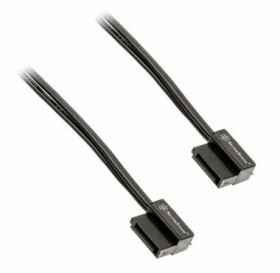 SilverStone SST-CP11B Super Low Profile SATA 6G kabel 50 cm černá / ploché konektory / 90° (SST-CP11B-500)