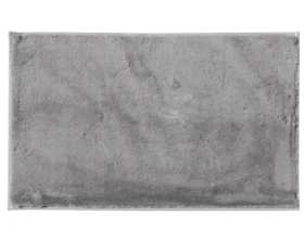 Koupelnová předložka Králík 50x80 cm, stříbrná