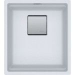 FRANKE - Kubus 2 Fragranitový dřez KNG 110-37, 37x42 cm, bílá-led 125.0672.041