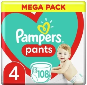 Pampers Pants 4 9-15 kg 108 ks