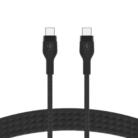Belkin Flex CAB011bt2MBK černá / Kabel USB-C na USB-C / 60W / 2 m (CAB011BT2MBK)