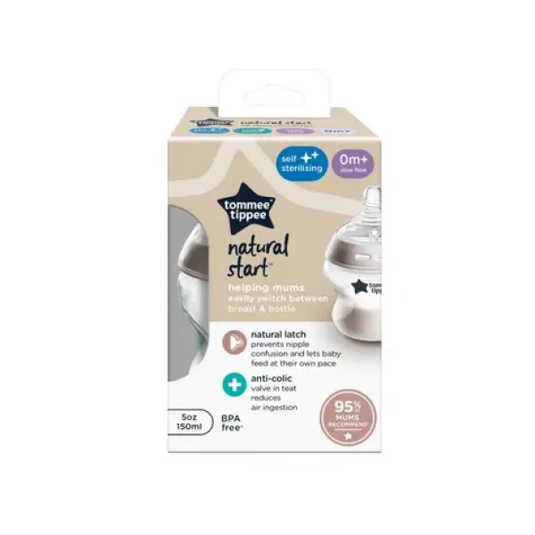 Tommee Tippee Kojenecká láhev C2N 150ml 1ks / od 0 měsíců (422400TT)