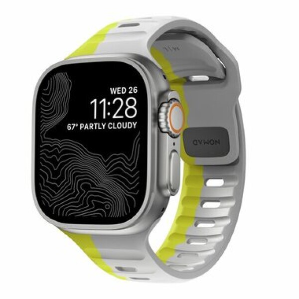 Nomad Sport Strap řemínek pro Apple Watch 49 45 44 42 mm Lunar Gray-High Volta (NM01272885)