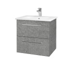 Dřevojas - Umyvadlová skříňka GIO SZZ2 60 - D20 Galaxy / Úchytka T04 / D20 Galaxy 277185E