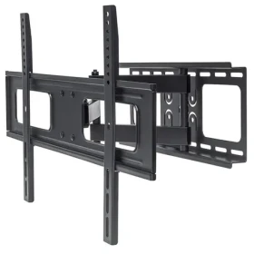 Manhattan Univerzální nástěnný držák TV černý / Držák TV / 37"-70" / náklon -20°-10° / VESA 600x400 / do 50 kg (461283)