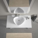 DURAVIT - Cape Cod Asymetrická umyvadlová mísa 50x41 cm, DuraCeram, WonderGliss, bílá 23395000001