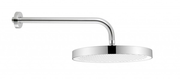 Kielle - Oudee Hlavová sprcha 320, sprchové rameno 350 mm, chrom/bílá 20102SE90