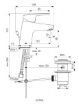 IDEAL STANDARD - CeraFlex Umyvadlová baterie s výpustí, BlueStart, chrom B1711AA