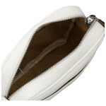 Stylová dámská koženková crossbody kabelka Erina, bílá