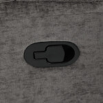Polohovací křeslo, šedá, látka, TV-H9327 GREY2