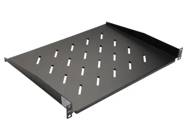 Equip 19" police černá / Police pro rack / 1U / pevná / hloubka 350 mm / nosnost 20 kg (328001)