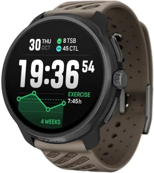 Suunto Race 2 Titanium hnědá / chytré hodinky / 1.5" / 466 x 466 / Bluetooth / voděodolné (6417084214157)