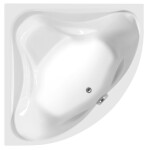 AQUALINE - DUNAJ rohová vana 150x150x48cm, bílá G1350