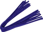Heyda plyšový drát 10 ks 8 mm 50 cm modrá ultramarín