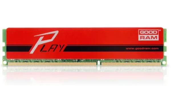 GOODRAM Play Red 8GB 1600MHz / DDR3 / DIMM / CL10 / 1.5V (GYR1600D364L10/8G)
