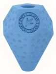KIWI WALKER Hračka DIABALL Maxi modrá / Guma / Otvor na pamlsky / Pro psy / 10 cm (RUB-247)