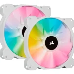 Corsair iCUE SP140 RGB ELITE Performance 2ks bílá / 140mm / Hydraulic Bearing / 1200 RPM / 68.11 CFM / 4-Pin (CO-9050139-WW)