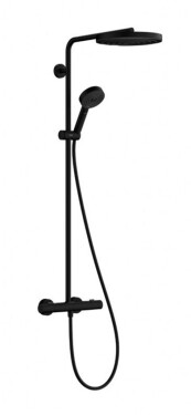 HANSGROHE - Pulsify S Puro Sprchový set s termostatem, průměr 26 cm, 3 proudy, matná černá 24236670