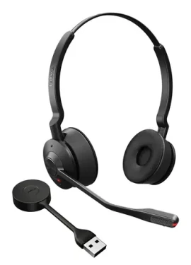 Jabra Engage 55 SE UC Convertible Link400A černá / Sluchátka / Stereofonní / Na uši / Nabíjecí stanice (9655-415-111)