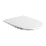 OMNIRES - OTTAWA COMFORT pomalu sklápěcí toaletní sedátko k misce SILENT POWER™, matná bílá OTTAWACSPDEBM