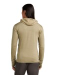 ICEBREAKER Mens 300 RealFleece Descender LS Zip Hood, Flagstone (vzorek) velikost: M