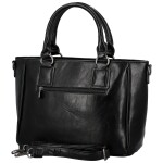 Trendy dámská koženková kabelka do ruky Liliane, černá