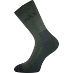 VOXX Ponožky zimní vlněné VOYAGE se stříbrem TMAVĚ ZELENÉ 47-50 124556