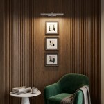 Koupelnové nástěnné LED svítidlo APP1857-1W 40cm Chrome OSW-66010