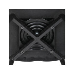 Židle jídelní, černá látka, černý kov, otočný mechanismus 90°/90° (L/P) - funkce reset