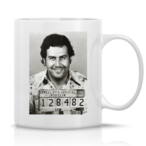 PABLO ESCOBAR - klasický bílý keramický hrníček 300 ml