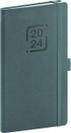 Diář 2024: Catanella - modrošedý, kapesní, 9 × 15,5 cm