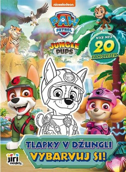 Vybarvuj si! Tlapková patrola Tlapky džungli
