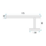 REA - Držák na toaletní papír 6611 Modern zlatý REA-98520