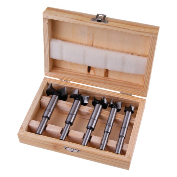 MAGG WJD07 Sukovníky do dřeva s HM destičkami, sada 5 ks, průměr 15 - 35mm