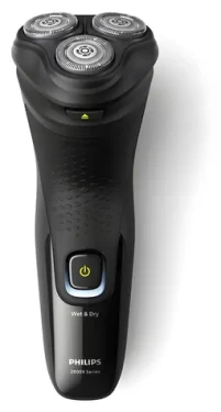 Philips X3021/00 černá / Pánský holicí strojek / rotační / Wet Dry / rychlonabíjení / 40 min provoz (X3021/00)