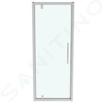 IDEAL STANDARD - i.Life Pivotové sprchové dveře 800 mm, silver bright/čiré sklo T4837EO