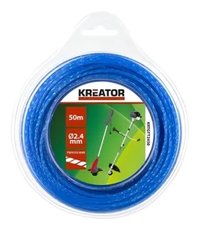 KREATOR Struna do sekaček KRTGTT2450 / kroucená / 2,4 mm / 50 m (KRTGTT2450)