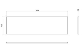 COMAD - Deska 140cm, nova cashmere 5907611663844