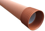 MIDAS Korugovaná trouba Plasticor PP SN10 DN/ID 160 x 3000mm (OD169/ID160) vč hrdla a těsnění
