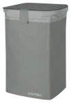 Spirella CLASSIC L koš na prádlo 50 L šedá / polyester / uzavíratelný