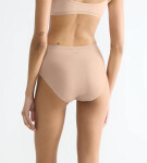Dámské kalhotky GO Daily Cotton Midi 3P - BROWN - béžové 00LZ - SLOGGI BROWN XL